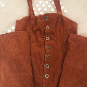 Forever 21 corduroy jumpsuit